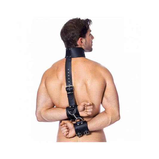 Neck and Hands Ties Leather M-L - UABDSM