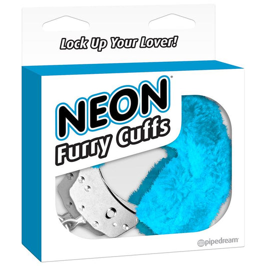 Neon Furry Cuffs Blue - UABDSM