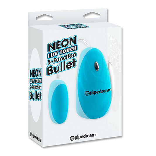 Neon Luv Touch 5-Function Bullet Blue - UABDSM