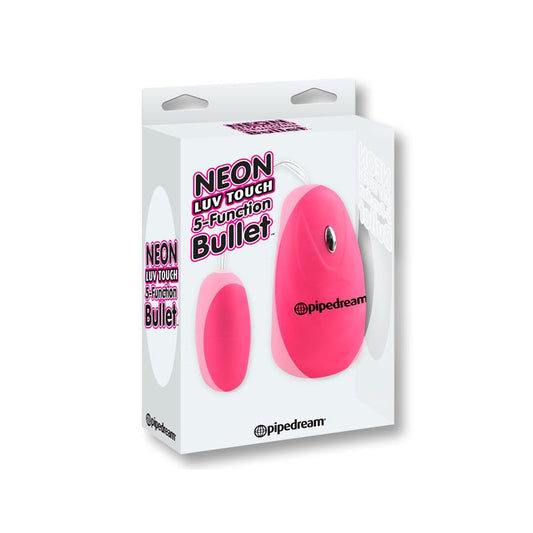 Neon Luv Touch 5-Function Bullet Pink - UABDSM