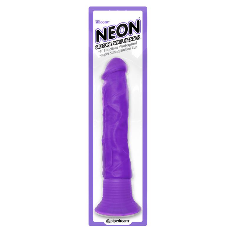 Neon Silicone Vibe Wall Banger Purple - UABDSM