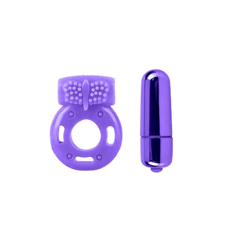 Neon Vibrating Couples Kit Purple - UABDSM