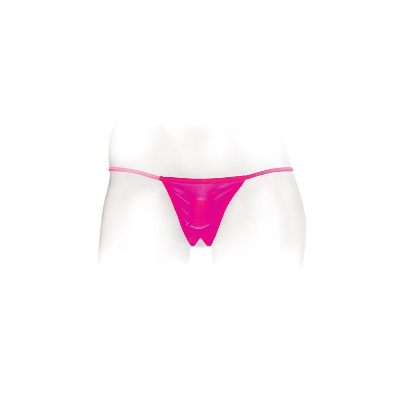 Neon Vibrating Crotchless Panty and Pasties Set Pink - UABDSM