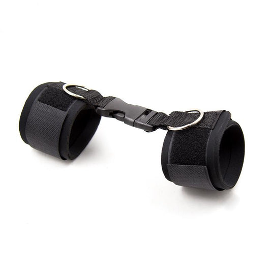 Neoprene Handcuffs with Veldro Black - UABDSM