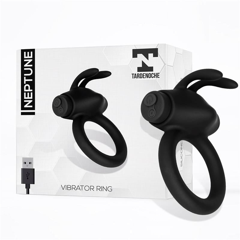 Neptune Vibrating Ring Silicone Rechargable USB - UABDSM