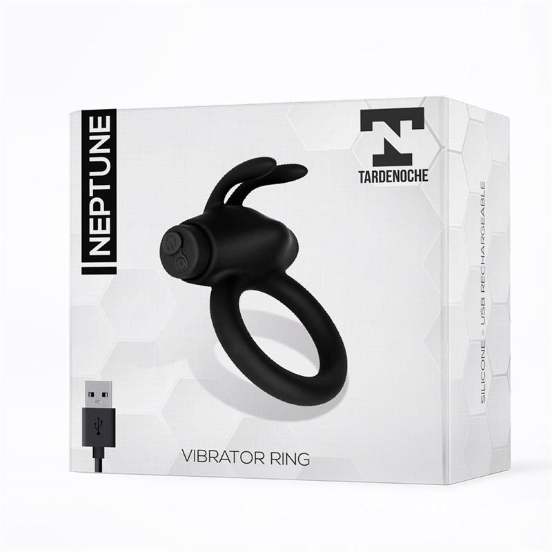 Neptune Vibrating Ring Silicone Rechargable USB - UABDSM