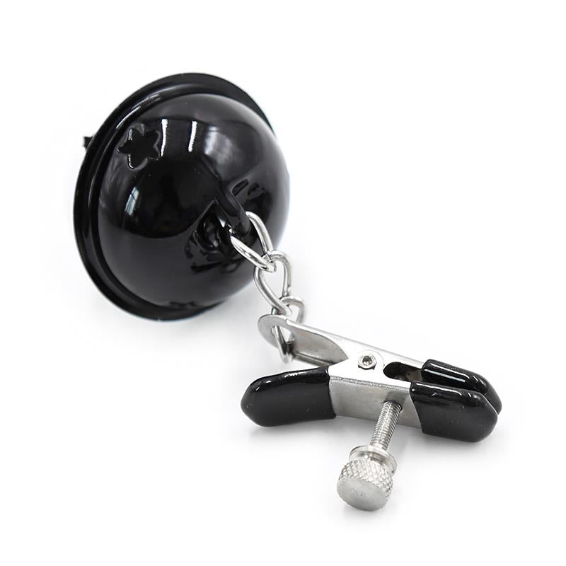 Nipple Clamps with Bell Black/White - UABDSM
