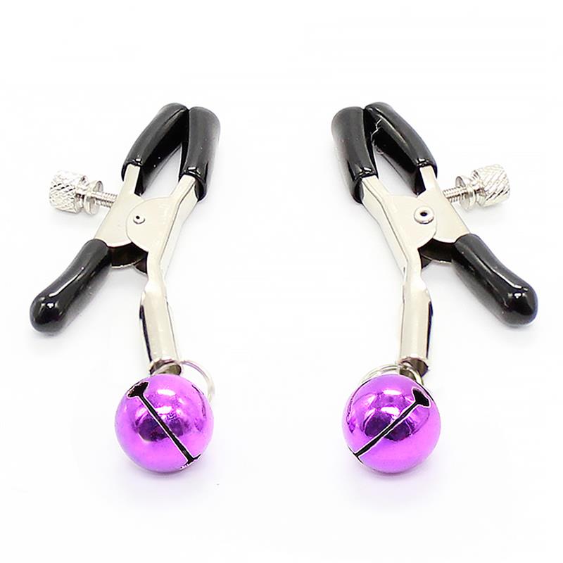 Nipple Clamps with Purple Bell - UABDSM