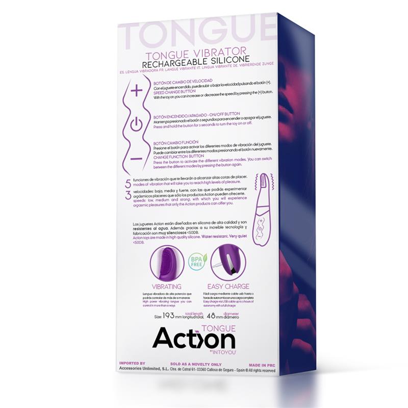 No. Six Clitoris Vibe Tongue G-Spot Stimulator USB Silicone - UABDSM