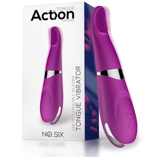 No. Six Clitoris Vibe Tongue G-Spot Stimulator USB Silicone - UABDSM