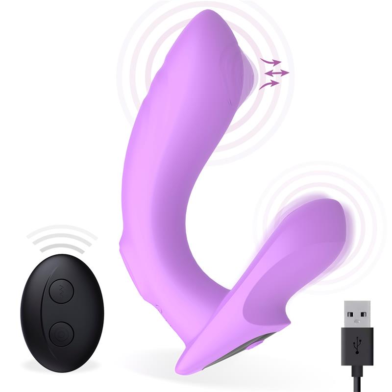 No. Sixteen Vibe with Pulsation with Remote Control G-Spot USB - UABDSM