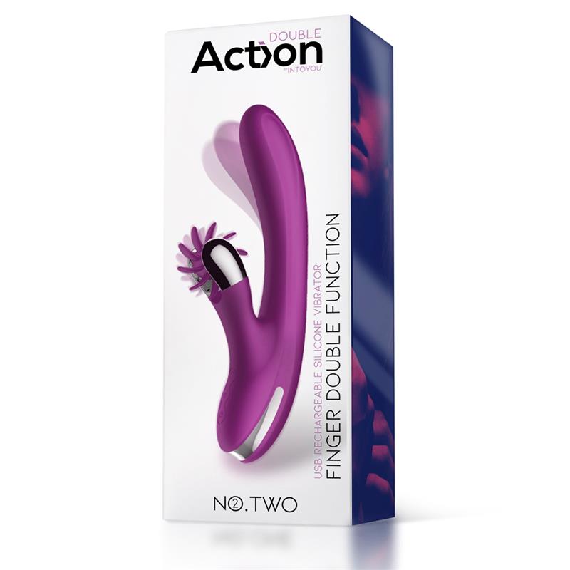 No. Two Finger Vibrator with Rotating Wheel 2.0 Version - UABDSM