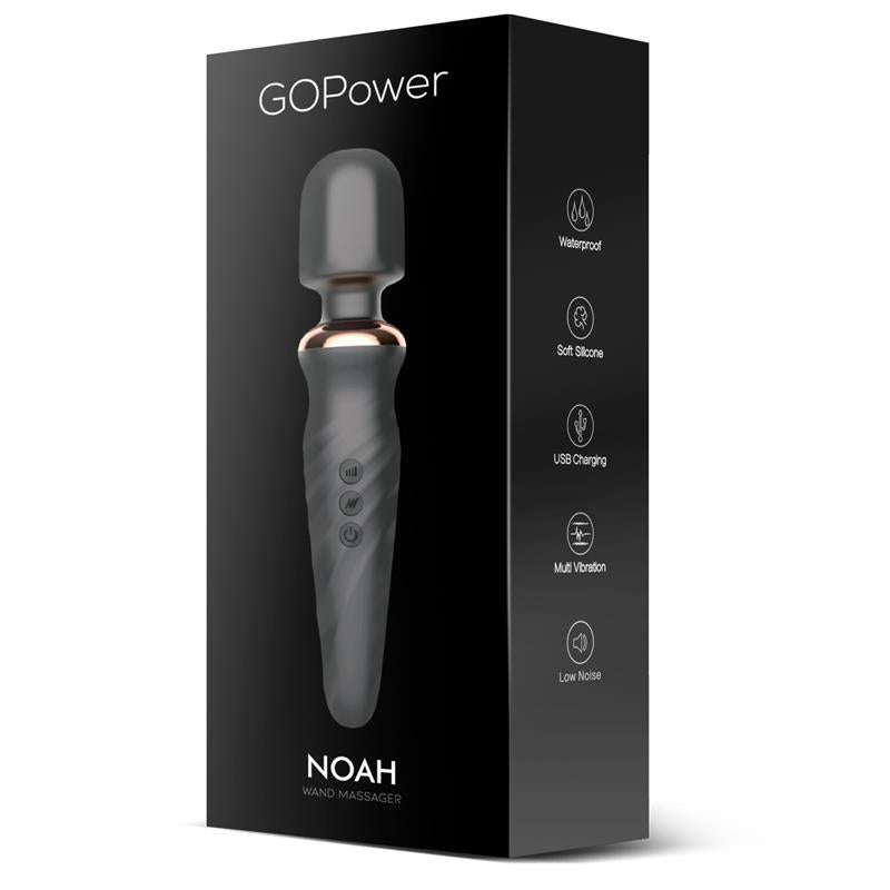 Noah Wand Massager USB Silicone - UABDSM