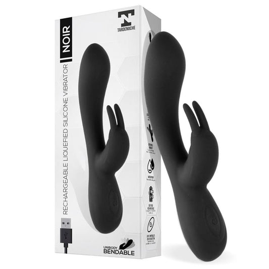 Noir Vibe Injected Liquid Silicone 2 Motors USB - UABDSM