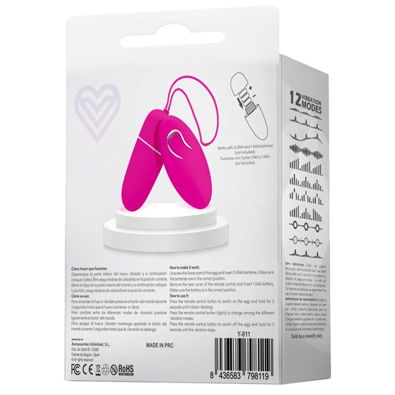 Nutty Vibrating Egg Wireless Remote Control - UABDSM