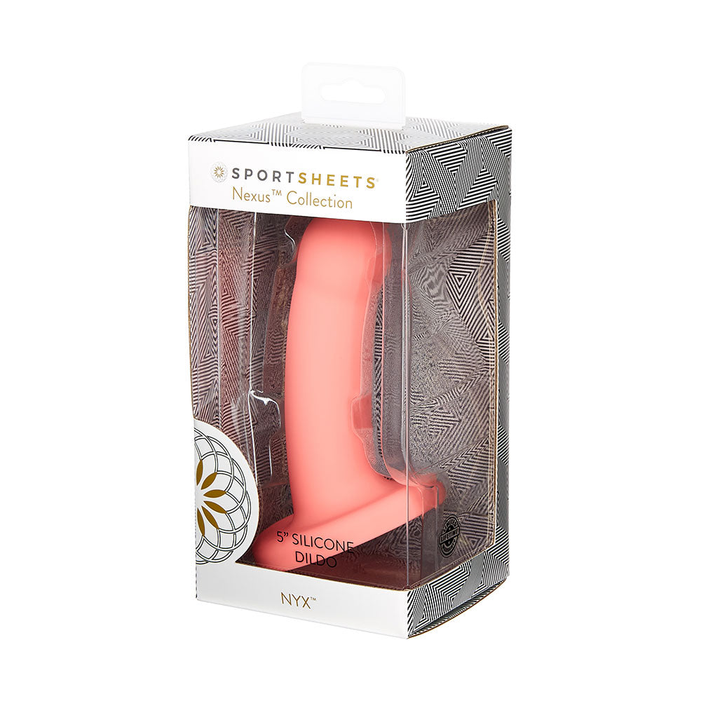 Nexus Nyx Silicone Dildo 5 - Coral - UABDSM