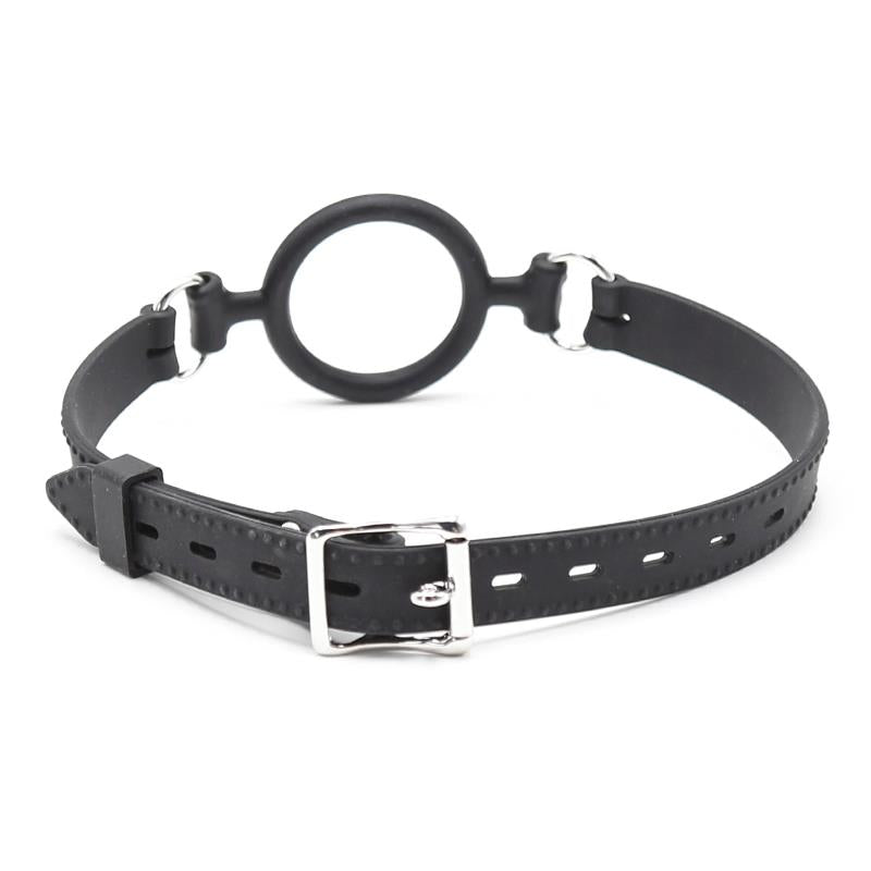 O Ring Ball Gag 5 cm Black - UABDSM