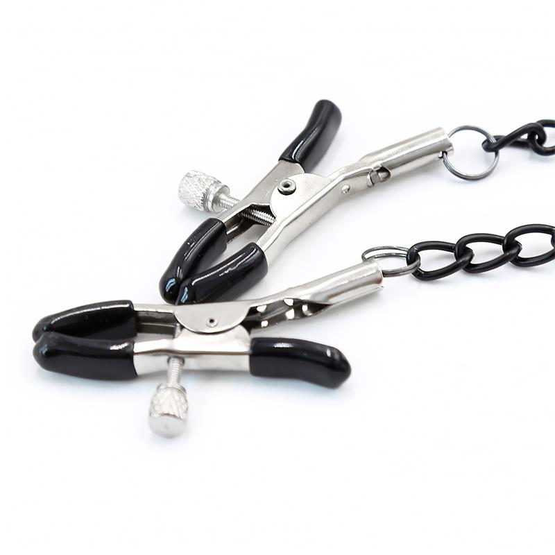 O Ring Gag and Nipple Clamps Vegan Leather - UABDSM