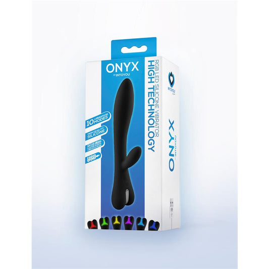 Onyx Vibe Led System Double Motor Silicone USB - UABDSM