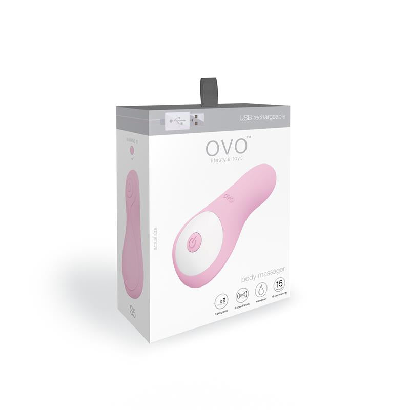 OVO Rechargable Body Massager S5 Purple - UABDSM