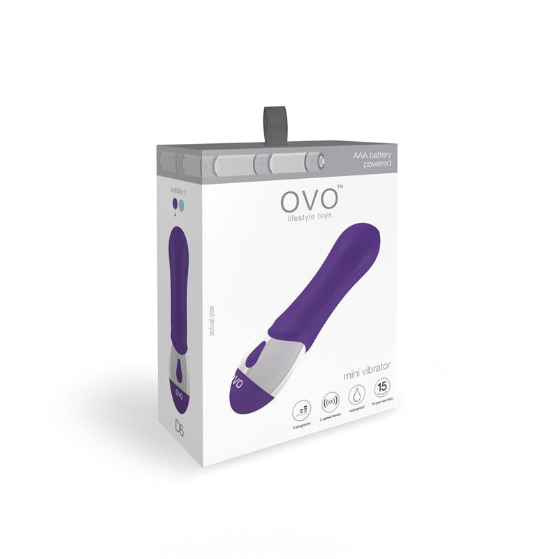 OVO Vibrating Bullet D6 Purple - UABDSM