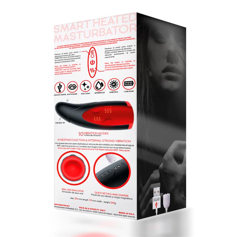 Owen Two Masturbator Variable Pressure Smart Pro Heating Function USB - UABDSM