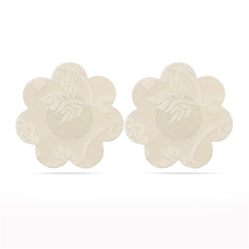 Pack Nipple Covers Flower and Heart Beige - UABDSM