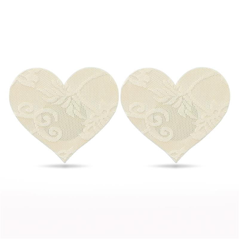 Pack Nipple Covers Flower and Heart Beige - UABDSM