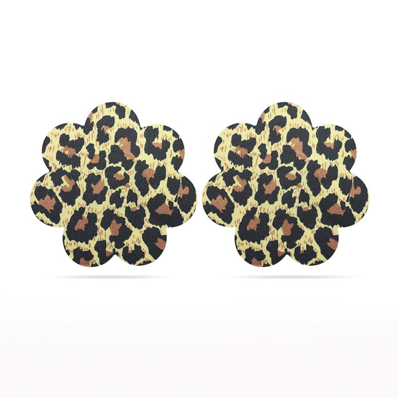 Pack  Nipple Covers Flower and Heart Leopard - UABDSM