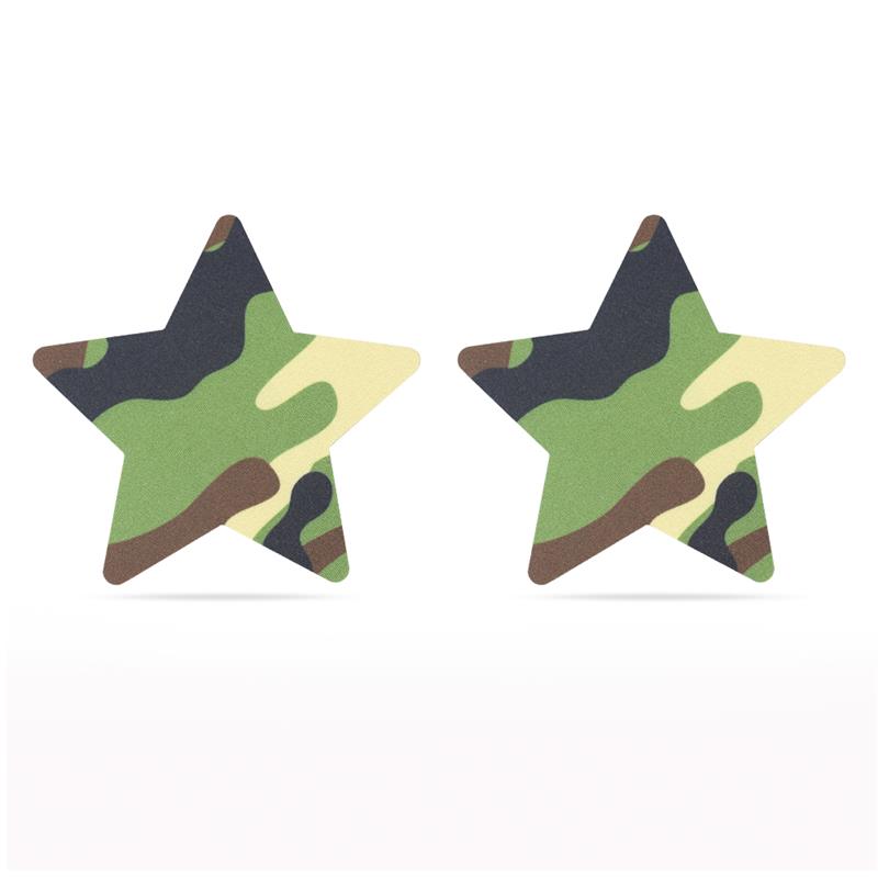 Pack Nipple Covers Star and Heart Camouflage - UABDSM