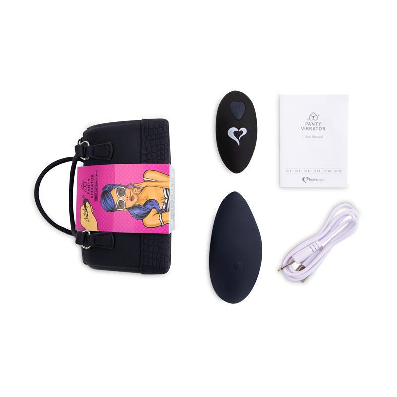 Panty Vibe Remote Controlled Vibrator Black - UABDSM