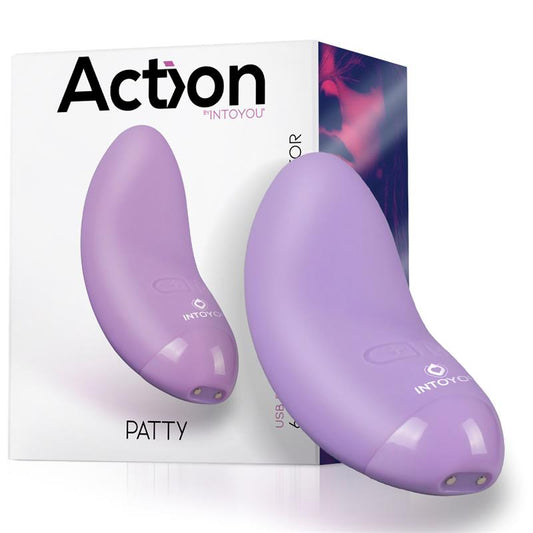 Patty Mini Massager Silicone USB Purple - UABDSM