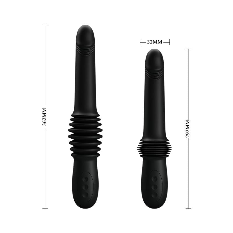 Pazuzu Thrusting Vibe USB Silicone - UABDSM