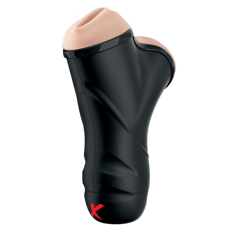 PDX Elite Double Penetration Vibrating Stroker - UABDSM