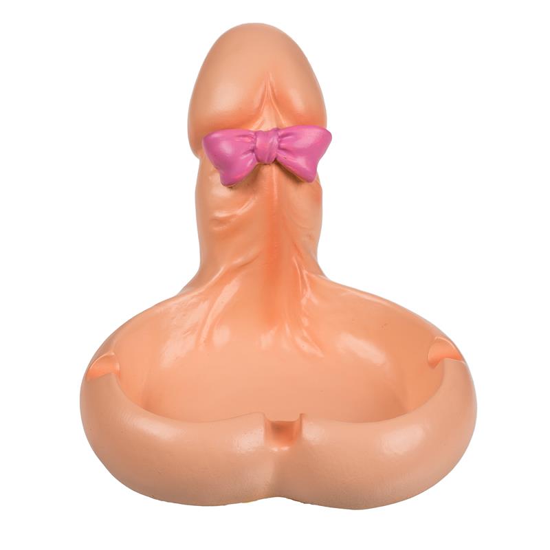 Penis Ashtray with Bow 11x8 cm - UABDSM