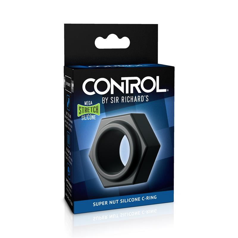 Penis or Testicles Ring Control Super Nut Silicone - UABDSM