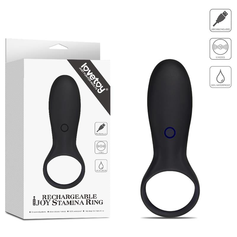 Penis Ring iJoy Stamina Ring USB Black - UABDSM