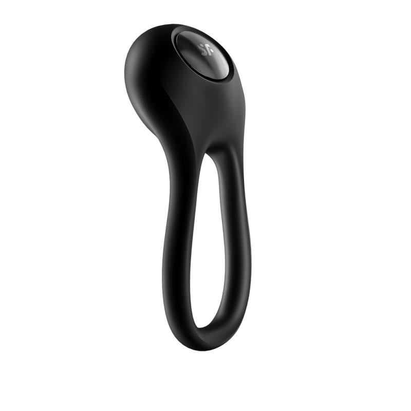 Penis Ring Majestic Duo USB Black - UABDSM