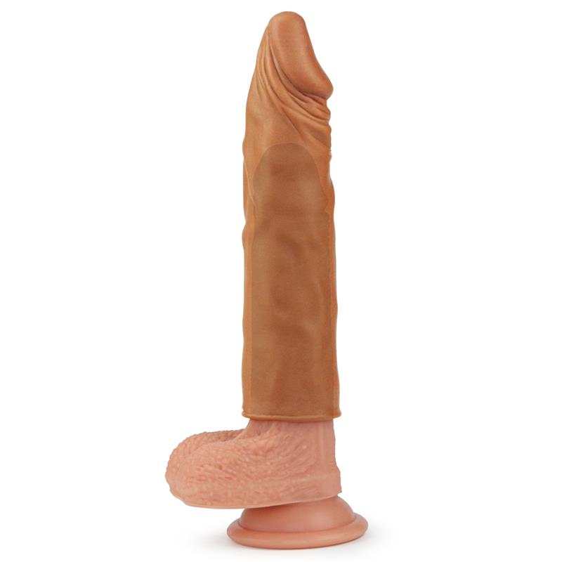 Penis Sleeve Add 2 Pleasure X Tender Brown - UABDSM