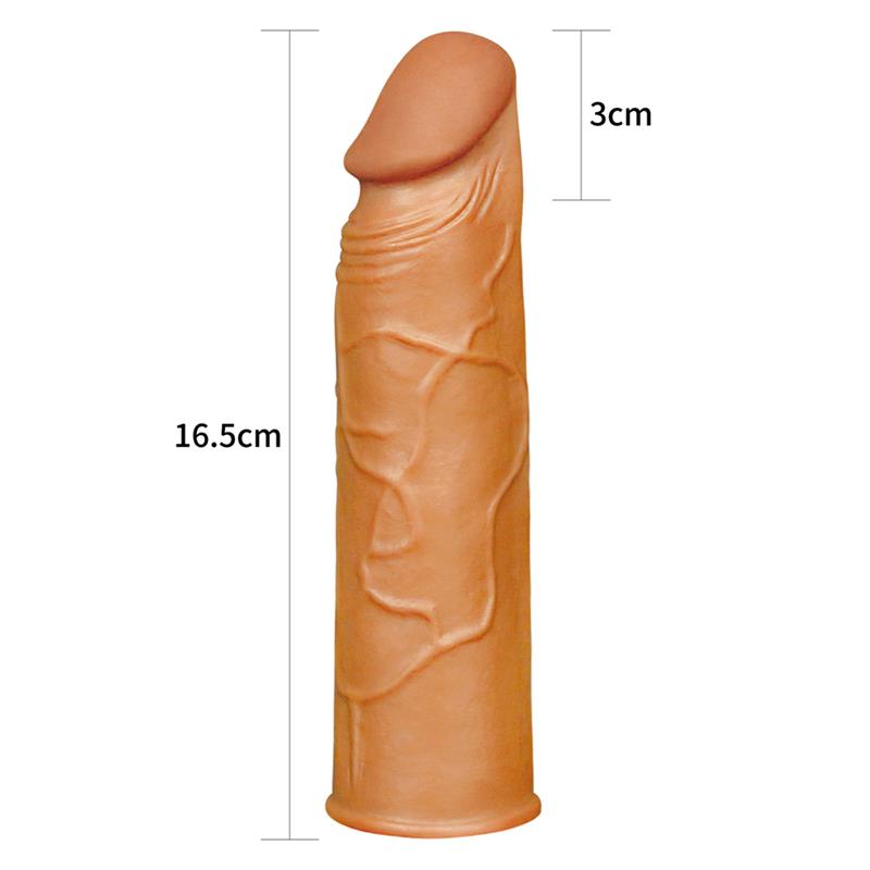Penis Sleeve Pleasure X Tender Brown - UABDSM