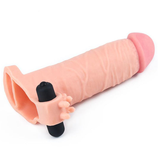Penis Sleeve with Vibration Add 2 Pleasure X Tender Flesh - UABDSM