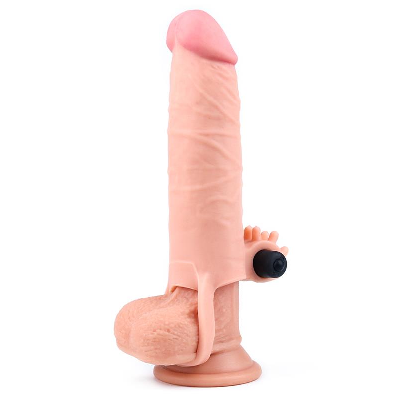 Penis Sleeve with Vibration Add 2 Pleasure X Tender Flesh - UABDSM