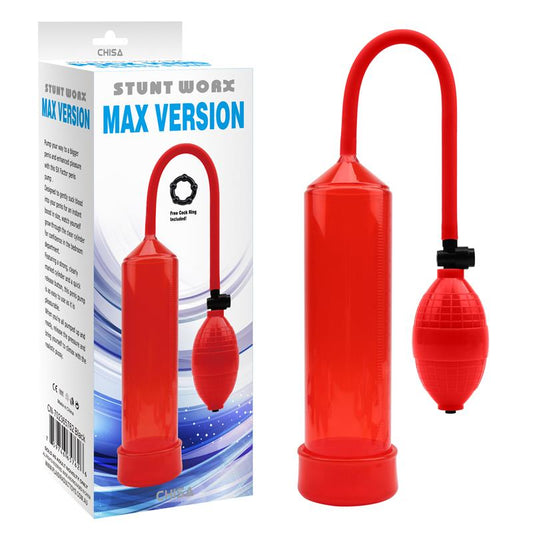 Penis Suction Bomb MAX Version Red - UABDSM