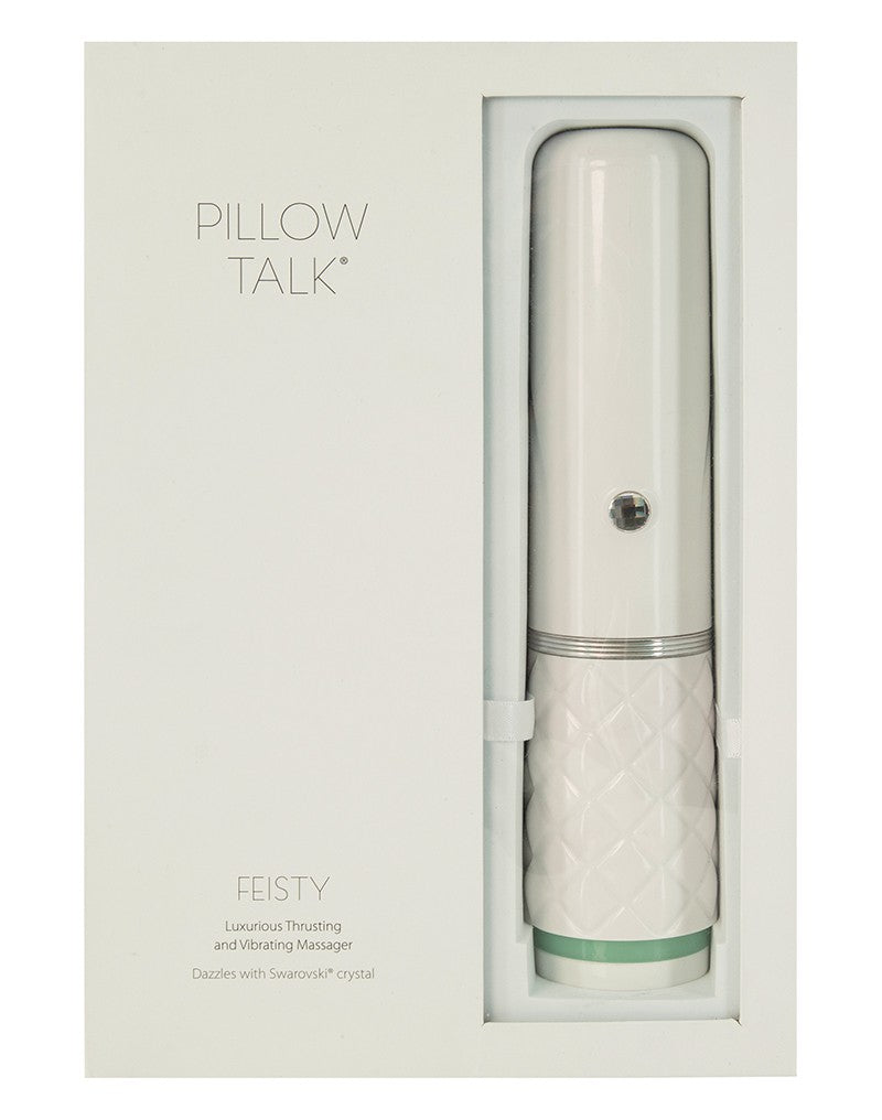 Pillow Talk - Feisty - Thrusting Vibrator - Mint - UABDSM