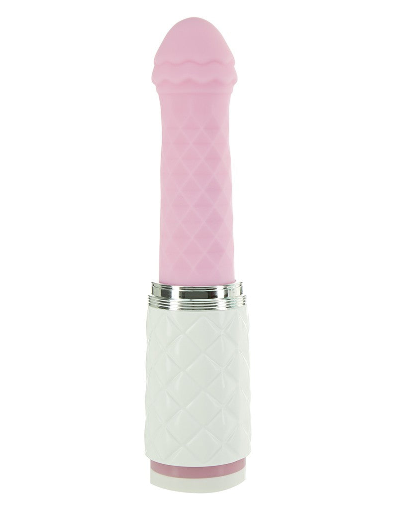 Pillow Talk - Feisty - Thrusting Vibrator - Pink - UABDSM