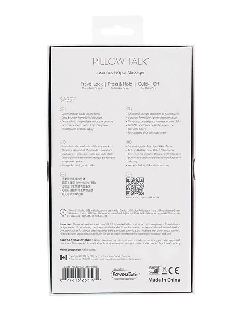 Pillow Talk - Sassy - UABDSM