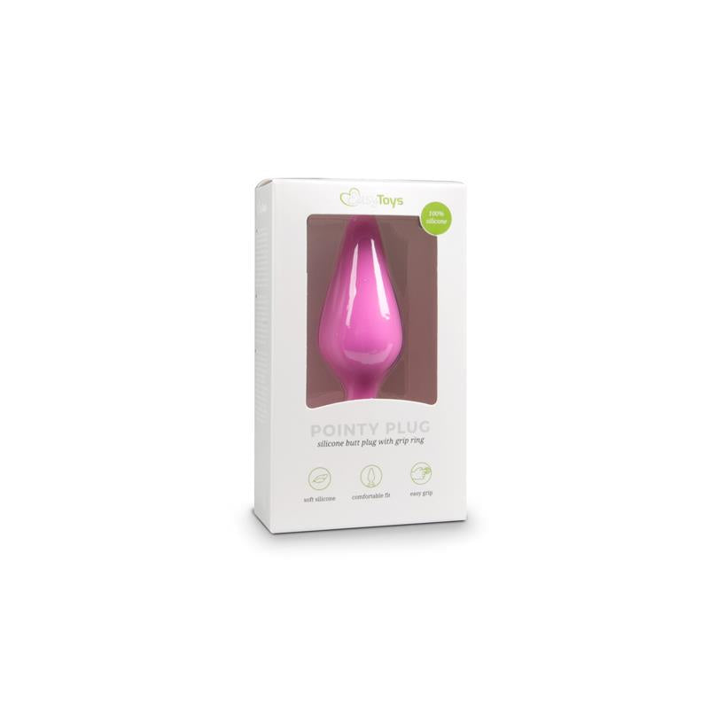 Pink Buttplugs With Pull Ring - Small - UABDSM