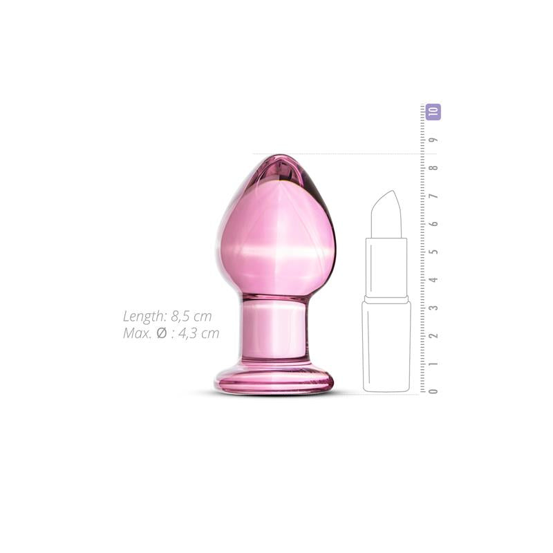 Pink Glass Buttplug - UABDSM