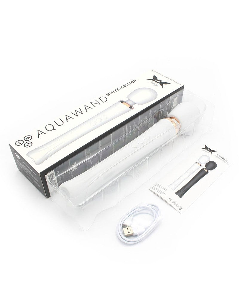 Pixey - Aquawand - Wand Vibrator - White - UABDSM