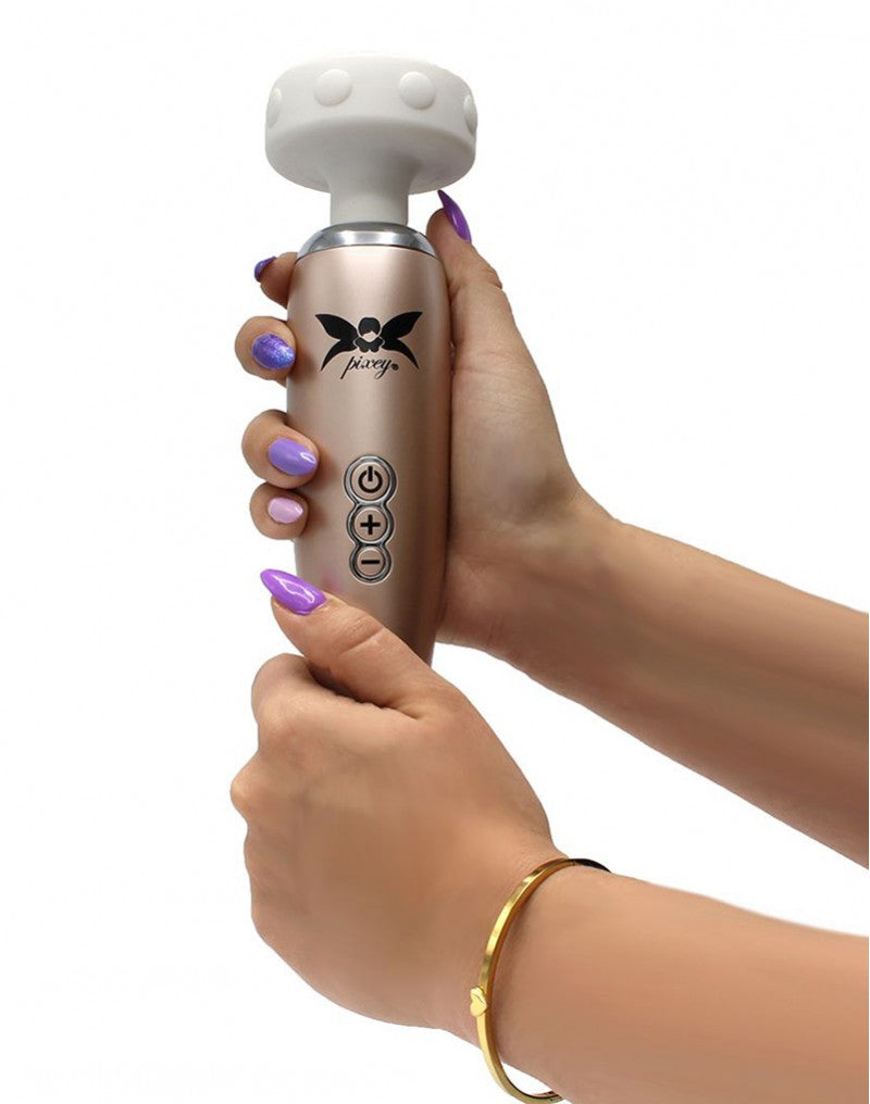 Pixey - Hammerhead - Wand Vibrator - Rose Gold - UABDSM